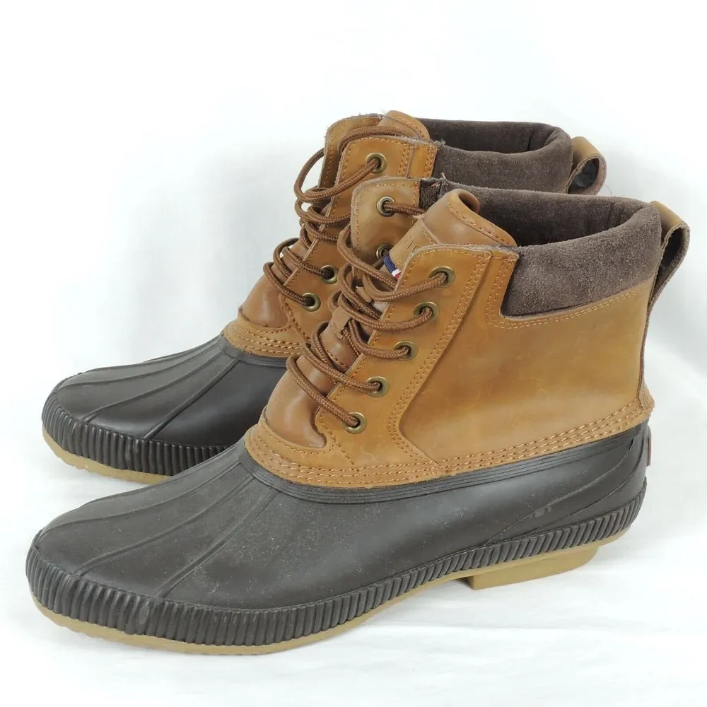 Tommy Hilfiger Charlie Waterproof Boots Men's Size 11 Tan Leather Outdoor - Picture 3 of 7